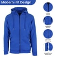 thumbnail image 2 of Men's 2-Piece Fleece-Lined Full Zip Hoodie & Jogger Set, 2 of 5