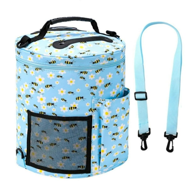 Bolsa de crochet PENGJJMXG Organizador de almacenamiento de hilo
