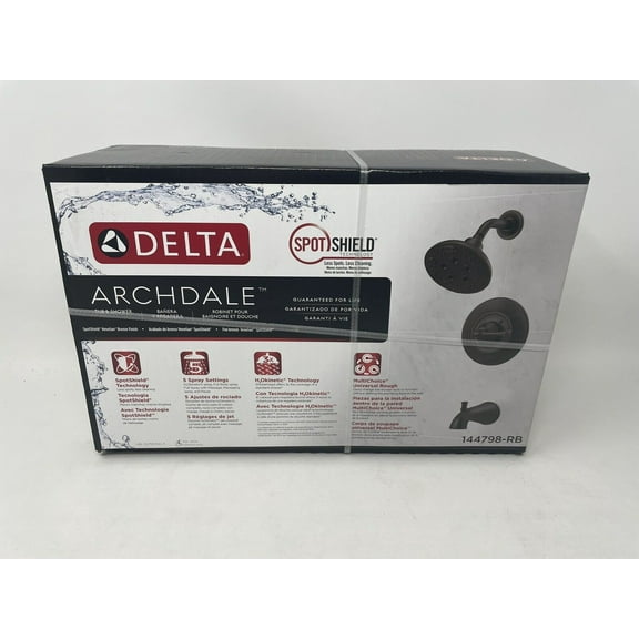 Delta 144798-RB Archdale Tub & Shower Trim w/ Valve, Venetian Bronze, Free Ship!