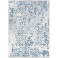 thumbnail image 1 of Couristan 51790758020030T 2 x 3 ft. Calinda Grand Damask Rectangle Area Rug - Steel Blue & Ivory, 1 of 1