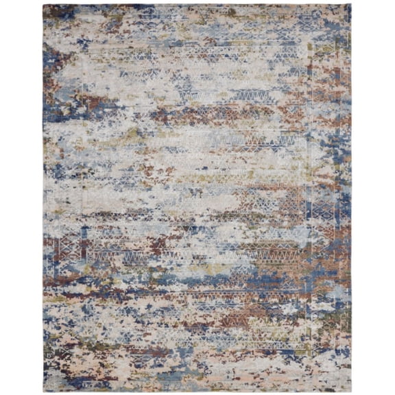 Kalaty Milano Area Rug ML-175 Transitional Multi Borderless Faded, Multi, 3' x 5'