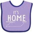 thumbnail image 3 of Inktastic It's Home- State of Kentucky Outline Boys or Girls Baby Bib, 3 of 4