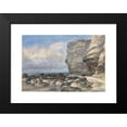 thumbnail image 2 of Edward William Cooke 24x18 Black Modern Framed Museum Art Print Titled - The Rocky Beach and Cliffs at Fecamp (Mid-1830s), 2 of 5