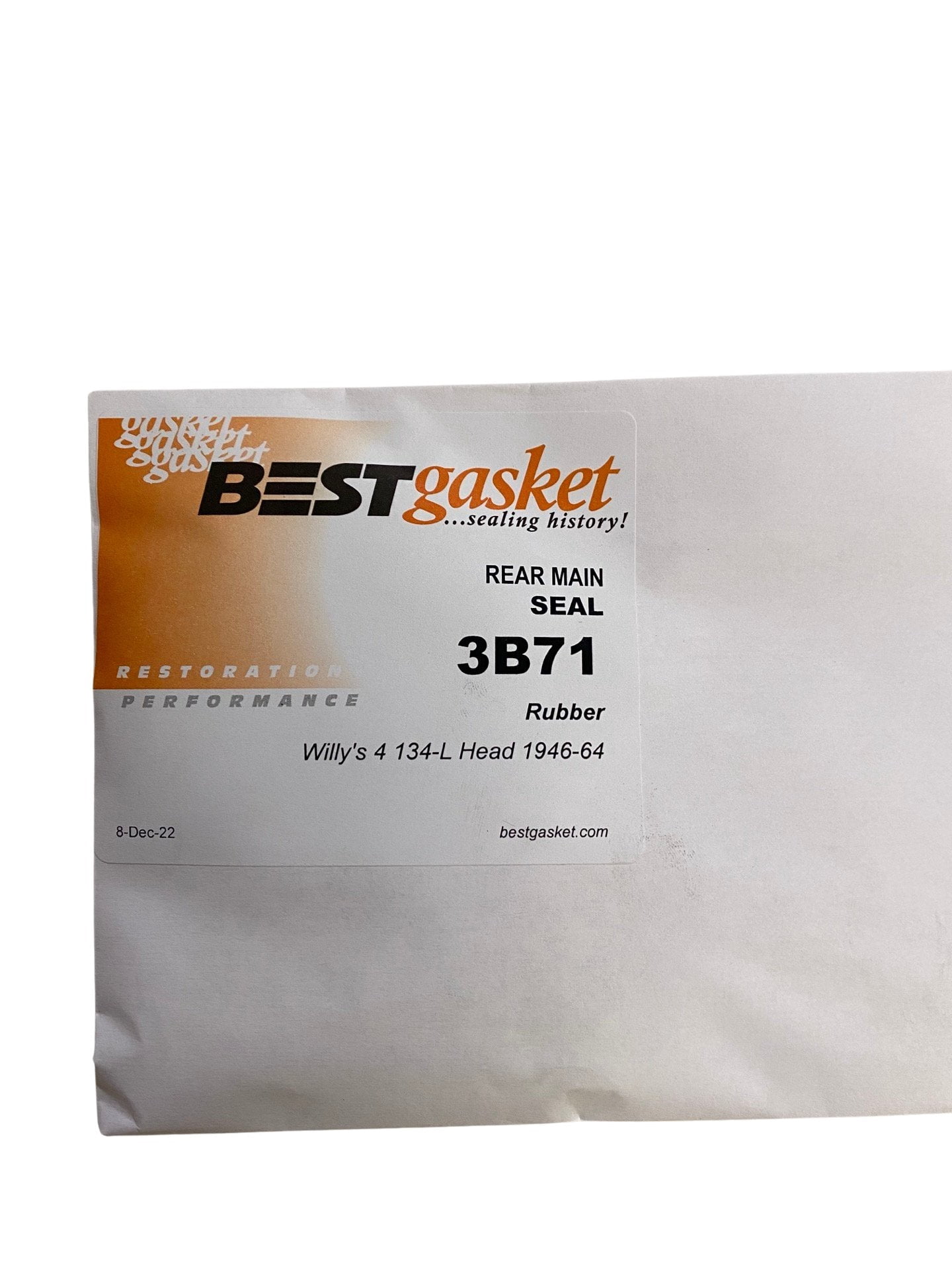 Omix 17458.01 Engine Crankshaft Seal, Rear 4 pc. Replaces O.E. PN[800093K]
