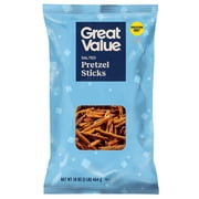 Great Value Crispy and Salty Pretzel Sticks, 16 oz