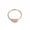 Silver, variant on 14K Gold Plated Pink Crystal Ring for Women Stainless Steel Stackable Wedding Engagement Band Delicate Gift for Her Gold Size 7