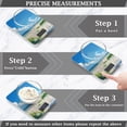 thumbnail image 3 of Sky Grass Sea Beach Food Scale Digital Kitchen Scale Waterproof Tempered Glass Tare Function 11 lb for Baking Cooking Meal Prep, 3 of 7