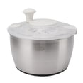 thumbnail image 4 of Stainless Steel Salad Spinner Multifunctional Large Capacity Lettuce Spinner Vegetable Dryer Fruit Washer Drain Basket, 4 of 5