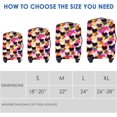 thumbnail image 2 of SHIQI-Travel Luggage Cover Suitcase Protector, Elastic Suitcase Cover, Washable Suitcase Protective Cover, Heart, S, 2 of 4