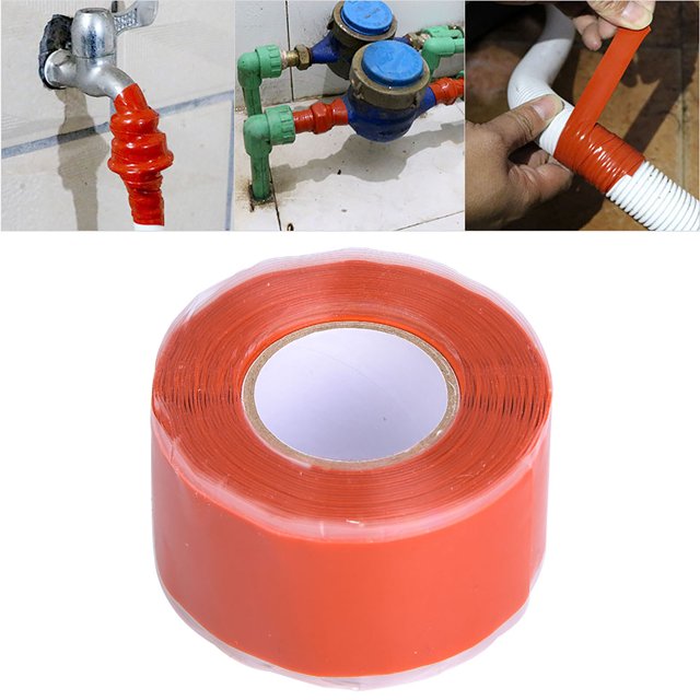 Strong Adhesion Water Resistant Tape for PVC Pipe Repair, WhiteorRed, Flexible and Easy to Use, Pipe Repairing Supplies, 3cm X 300cm, with Strong Flexibility, Suitable for PVC