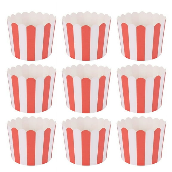 50X Cupcake Paper Cake Case Baking Cups Liner Muffin Kitchen Baking Red