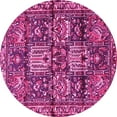 thumbnail image 1 of Ahgly Company Indoor Round Persian Pink Traditional Area Rugs, 8' Round, 1 of 4