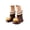 X-14Brown, variant on Toddler Kids Girls Boys Rain Boots Non Flat Sole Cartoon Animal Pattern Waterproof Lightweight Rain Shoes For Water Activities,Brown,3-3.5 Years