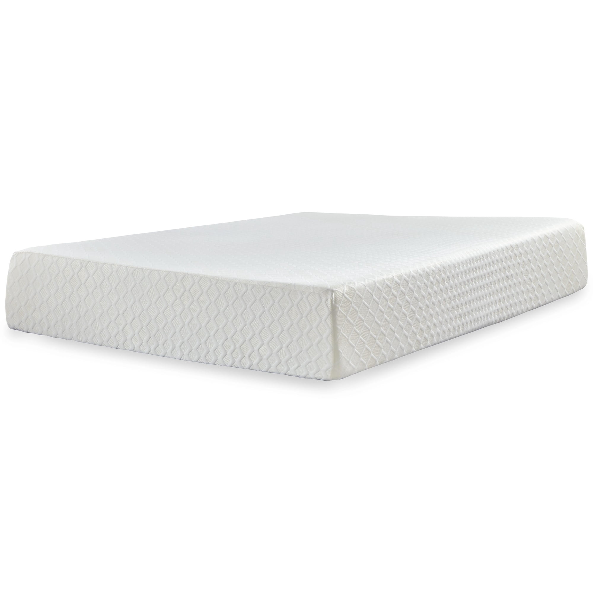 Signature Design by Ashley 12 Inch Chime Medium Firm Charcoal Gel & Green Tea Infused Memory Foam King Mattress for Pressure Relief