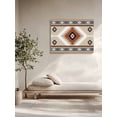 thumbnail image 5 of Brown Gray Boho Wall Art for Living Room,Canvas Picture Wall Decor for Bathroom Bedroom,Southwestern Ethnic Abstract Geometric Painting Artwork for Office Kitchen Hallway Dining Room Decor 16"x20", 5 of 8