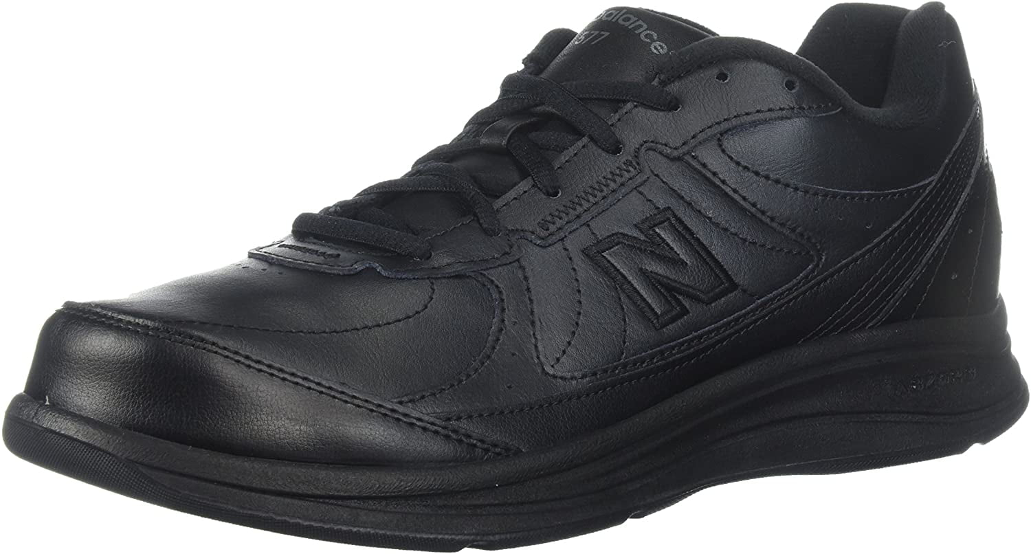 MW577 Black Walking Shoe - 9.5 4E 