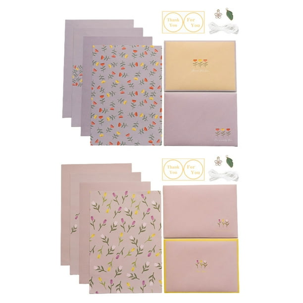 Stationery Paper (Lined) 24pcs and Envelopes 12pcs, Stationery Paper