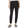 thumbnail image 1 of Enza Costa Womens Pintuck Casual Jogger Pantalones, Negro, Mediano, 1 of 1