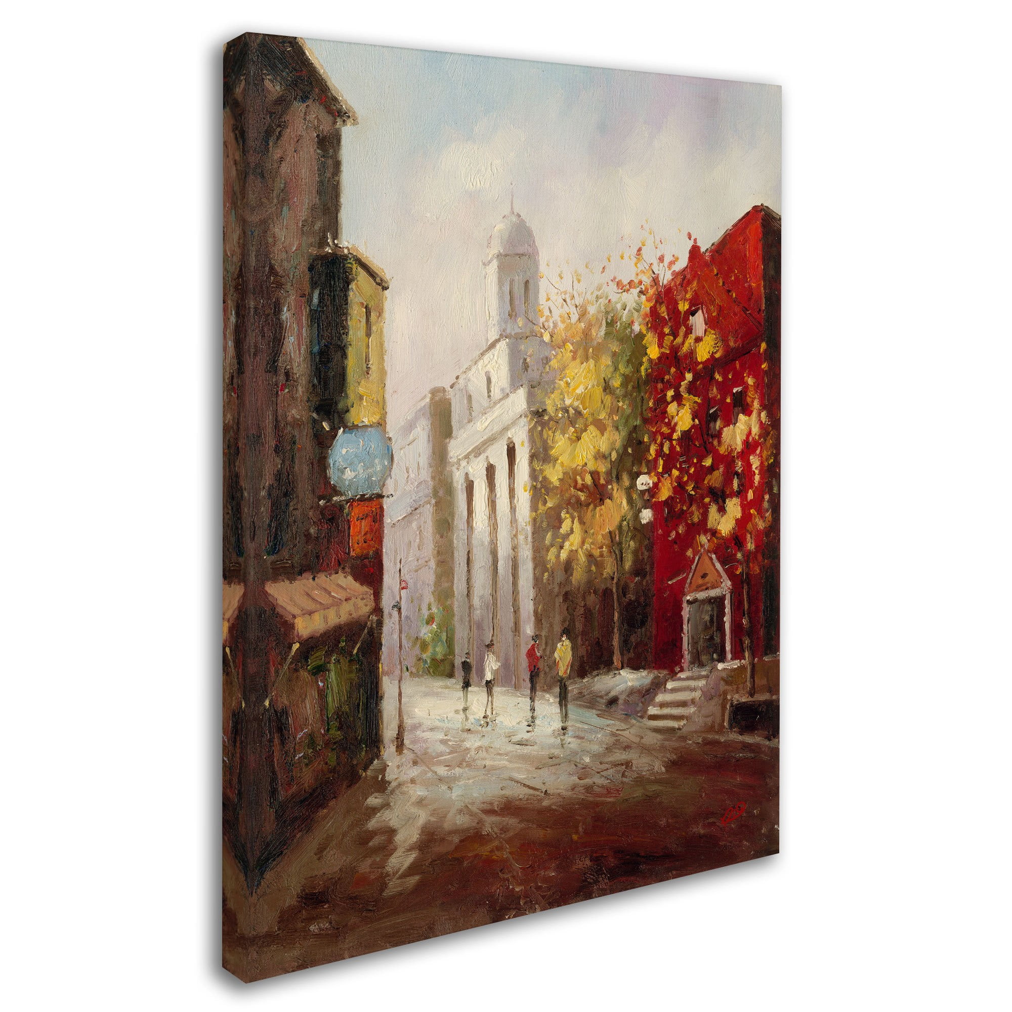 Trademark Fine Art "Sunday Morning in Bari Italy" Canvas Art by Rio