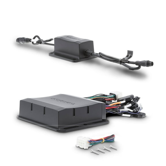 Rockford Fosgate - PMX-8BB Hide Away Media Receiver with NMEA Integration Compatible with Select RayMarine MFD
