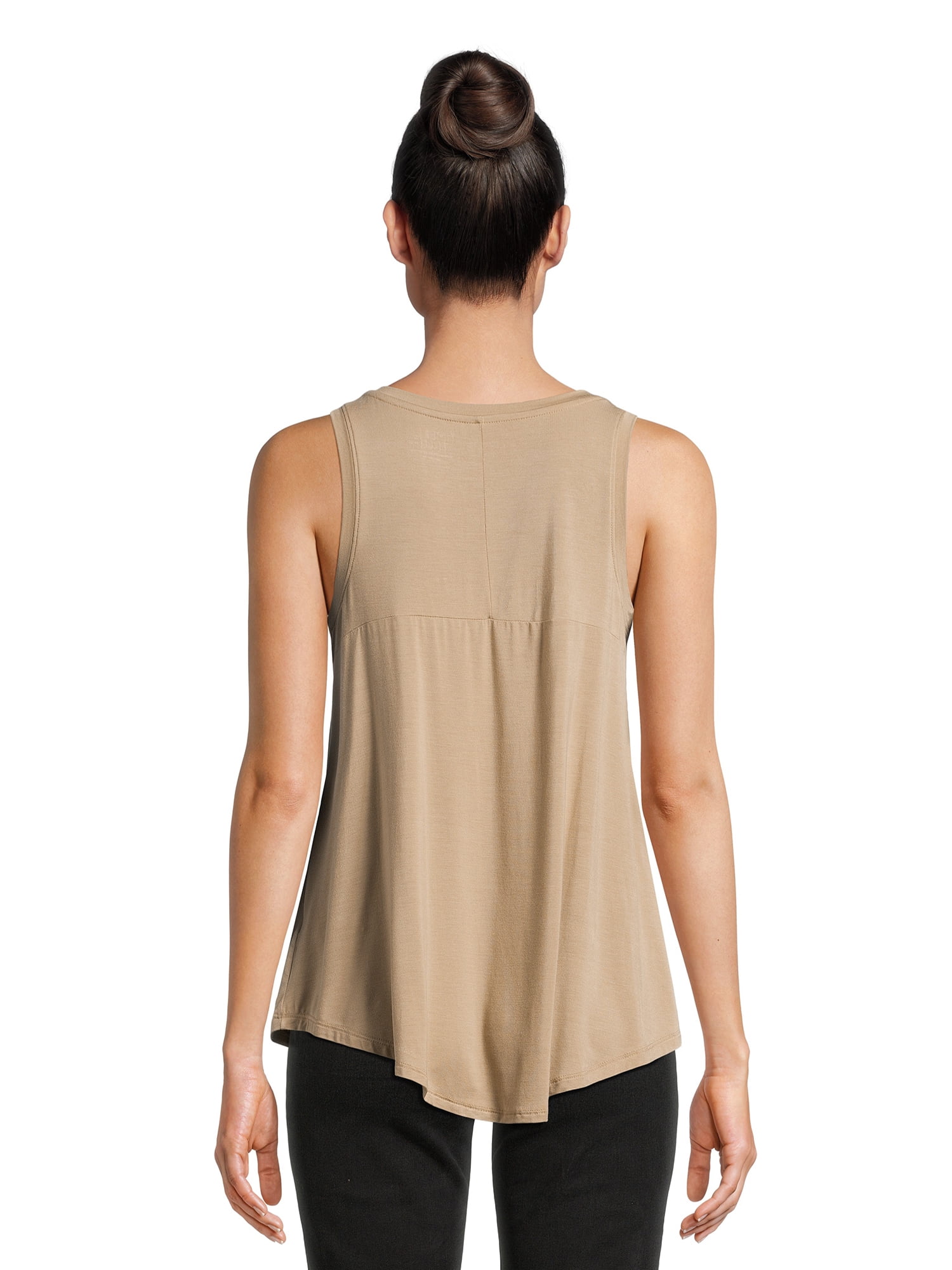Time and Tru Women's Hi-Low Tank Top, Sizes S-XXXL