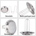 thumbnail image 2 of Chicken Roaster Rack for Oven, Grill, BBQ, Sturdy Stainless Steel Vertical Poultry Turkey Standing Holder Cooking Tool, 2 of 6