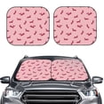 thumbnail image 2 of Balery 2 Piece Dachshund Dog Puppy Car Windshield Sun Shade|Foldable Front Windshield Shade for Car Front Window for Most Sedans SUV Truck-Small, 2 of 7