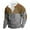Gray, variant on Naughtyhood Hoodies for Men Mens Sweatshirt Men Winter Zipper Casual Long Sleeve-Neck Sweatshirt