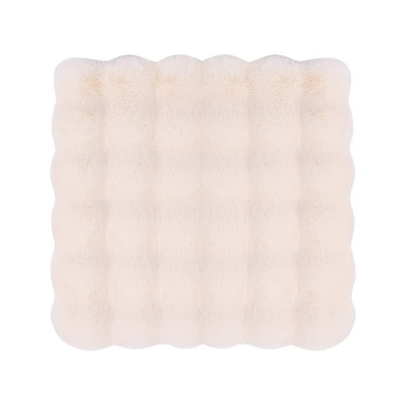 Deeceymbur Car Seat Cushion Winter Thickened Winter Piece Short Seat Cushion 17.7x17.7 Inches