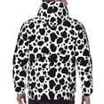 thumbnail image 5 of Hoodies for Men - Cute Cow Print Black White Long Sleeve Comfrt Men'S Fashion Hoodies & Sweatshirts, Sweatshirts for Men Hoodies Pullover Clothing Clothes with Pouch, 5 of 7