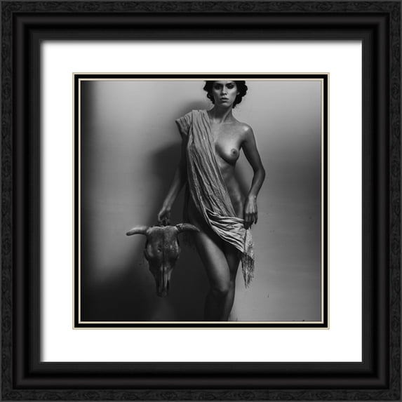 Pereverzov, Alexander 20x20 Black Ornate Wood Framed with Double Matting Museum Art Print Titled - Nemesis