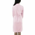 thumbnail image 3 of Unique Bargains Women's Nightgown 3/4 Sleeve Kimono Robe Waffle Bathrobe with Pockets Pink m, 3 of 7