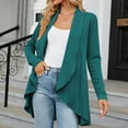 thumbnail image 6 of QUYUON Cardigan for Women Long Sleeve Clearance Long Sleeve Cardigan Ladies Long Cardigans Sweaters for Women Cardigan Jacket Style C-1858 Winter Knit Sweater Outerwear Coat Blouse Tops, 6 of 7