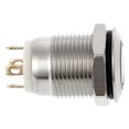 thumbnail image 1 of Interruptor de botón momentáneo de Metal iluminado Led de 12mm para barco y coche 3a/220v CC, 1 of 3