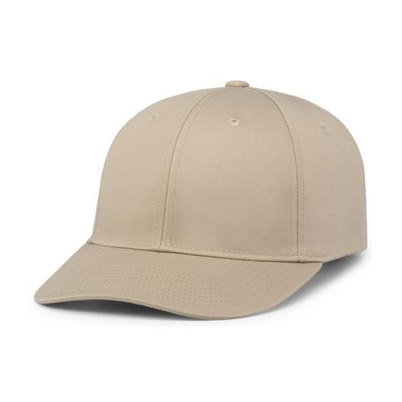 Pacific Headwear P208.010.OS Hybrid Snapback Dad Cap, Khaki - One Size