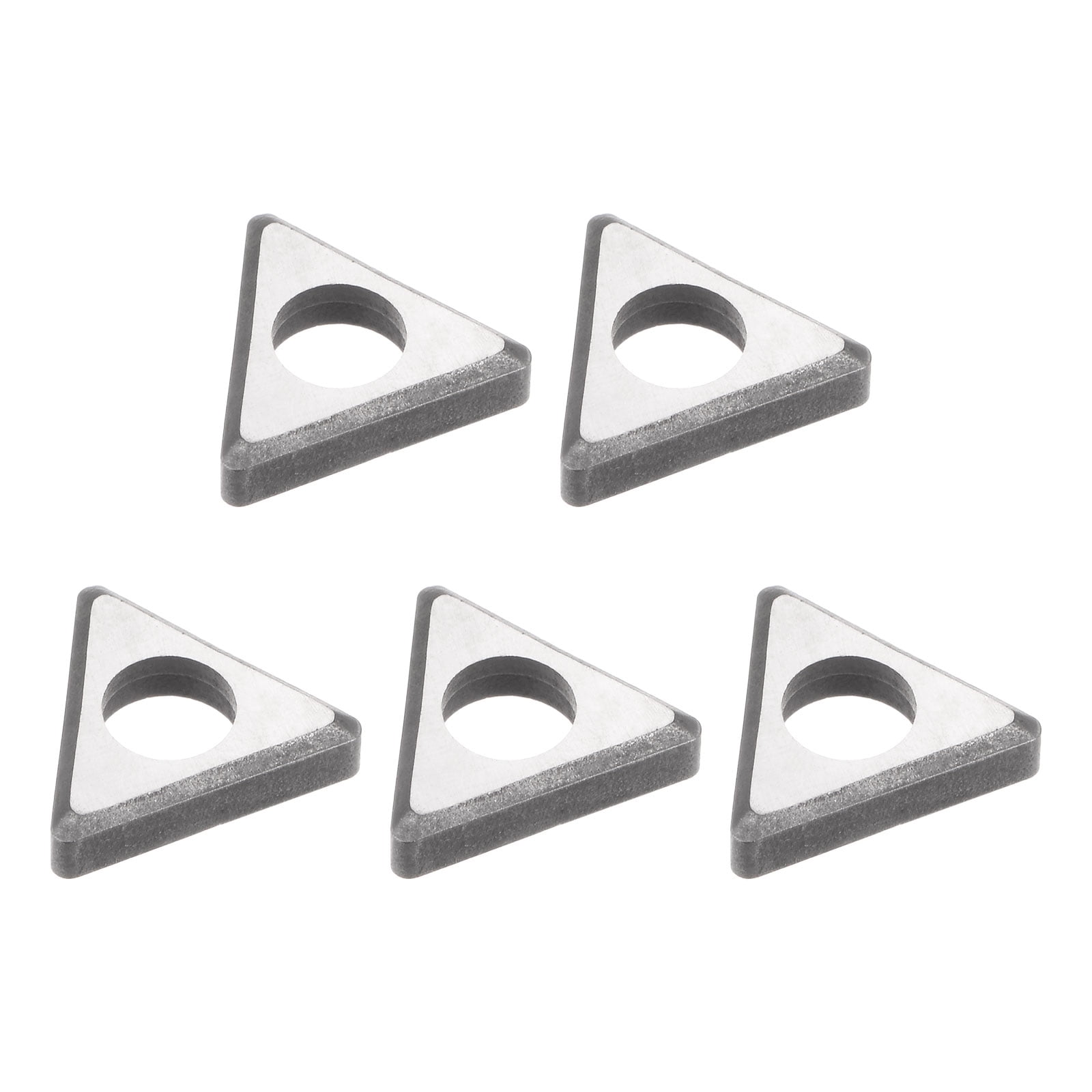 Uxcell 9/16'x1/8' Carbide Turning Insert Seats Shim Triangle MT1603 5Pack