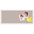 thumbnail image 2 of PinPix 30x12 Custom Cork Bulletin Board Brown Polka Dot Poster Board Has a Fabric Style Canvas Finish, Framed in Brown Polka Dot, by ArtToFrames (PinPix-501), 2 of 6