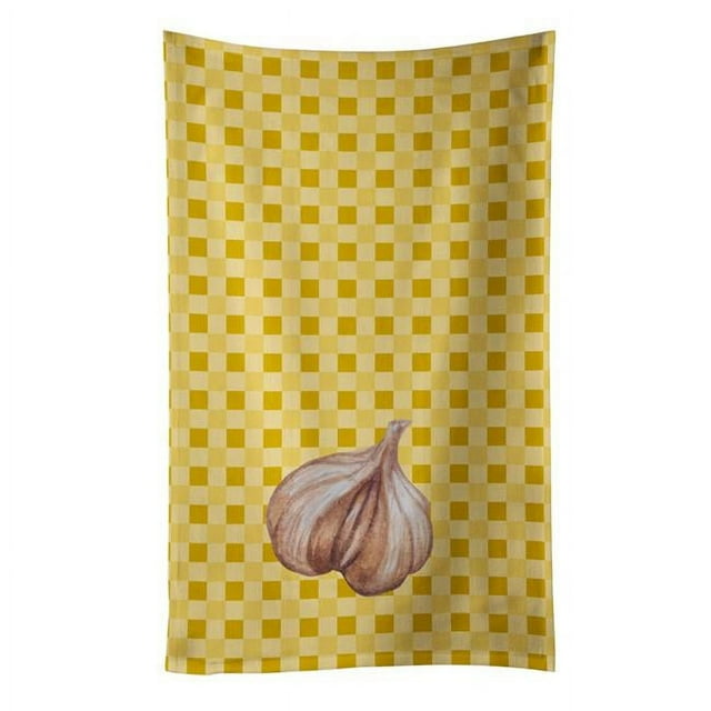 Carolines Treasures BB7202KTWL Garlic on Basketweave Kitchen Towel
