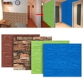 thumbnail image 3 of 10Pcs 3D Self-Adhesive Tile Stone Brick Wall Sticker Soft Foam Panels, 3 of 5