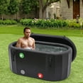 thumbnail image 5 of Portable XL Ice Bath Tub for Athletes 98 Gal Collapsible Oval Cold Plunge Tub, 5 of 13