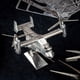 thumbnail image 4 of Avión de acero Golem al por mayor Edición en color Grupo A Rompecabezas de metal Mini 3D Modelo ensamblado hecho a mano DIY, 4 of 5