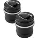thumbnail image 1 of 2 Pieces Car Ashtray Ash Holder Windproof Black Detachable 2 in 1 Portable Car Cigarette Without Ashtray Ashtray Holder, 1 of 5