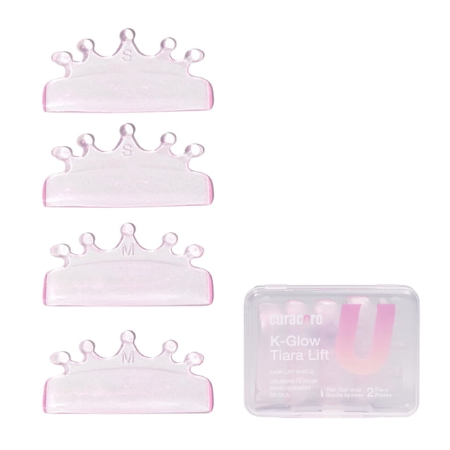 Protectores para lifting de pestañas CURACORO, 4 piezas, silicona reutilizable