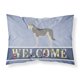 thumbnail image 1 of ""Caroline'S Treasures Saarloos Wolfdog Welcome Funda De Almohada Estándar "", 1 of 1
