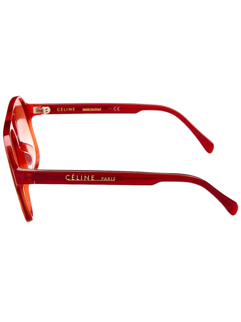 CELINE Women's CL40032U 62mm Sunglasses, Red - Walmart.com