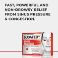 thumbnail image 4 of (2 pack) Sudafed PE Sinus Congestion Maximum Strength Non-Drowsy Decongestant Tablets, 18 ct, 4 of 6