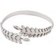 thumbnail image 1 of 1 brazalete de acero inoxidable 304 con diseño de hoja de laurel griega y romana, ajustable, estilo bohemio, joyería para mujer, regalo., 1 of 3