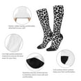 thumbnail image 3 of Fotbe Similar To Leopard Print Calcetas Divertidas Estampadas para Hombre y Mujer, Calcetas de Algodón hasta la Rodilla para Caminar, Correr, Enfermería y Embarazo, 3 of 6