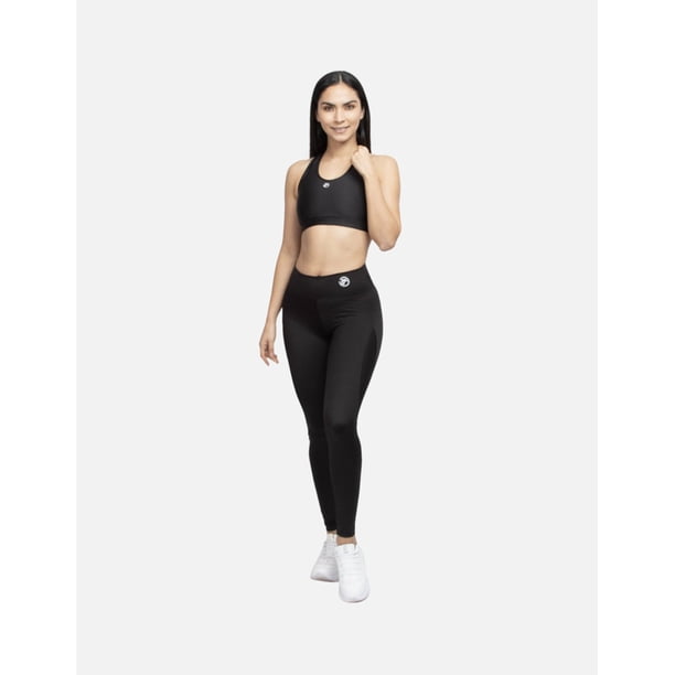 Leggings Deportivos Mujer Tfit Cintura Alta + Efecto Push Up TFIT Liso