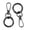 Black, variant on Swivels Clasps Lanyard Snaps Hook with Key Rings,Key Chain Clip Hook Lobster Claw Clasps for Keychain Jewelry DIYS Craft